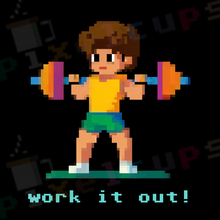 Load image into Gallery viewer, pixelcups - WORK IT OUT
